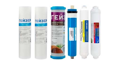 Комплект картриджей для систем Гейзер