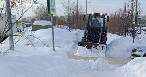 Механизированная уборка снега ЖК «Риверсайд»