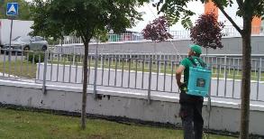 Обработка территории от клещей ЖК «Аквамарин»