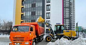 Вывоз снега в наших жилых комплексах