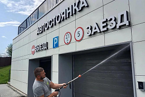 Результаты благоустройства паркинга в ЖК «Лето»