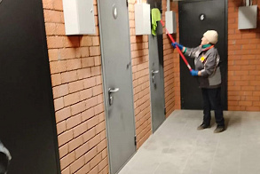 Результаты благоустройства паркинга в ЖК «Уникум на Коммунистической»
